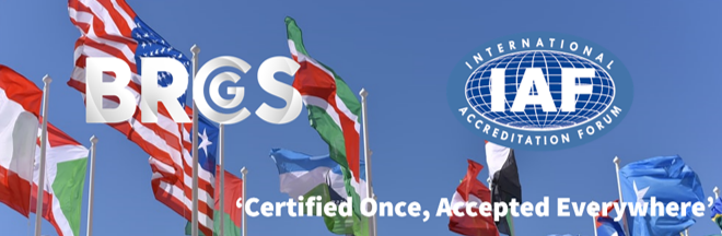 A MoU has been signed between IAF and BRCGS.